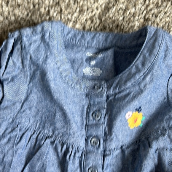 3 piece simple joys by Carter’s Toddler girl set 3T: 2 tops matching leggings - Picture 2 of 5